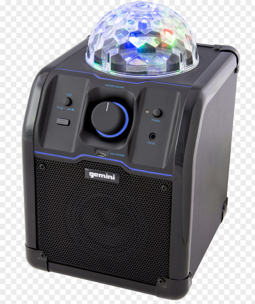 Laptop Loudspeaker Wireless Speaker Gemini LED Bluetooth Party PNG
