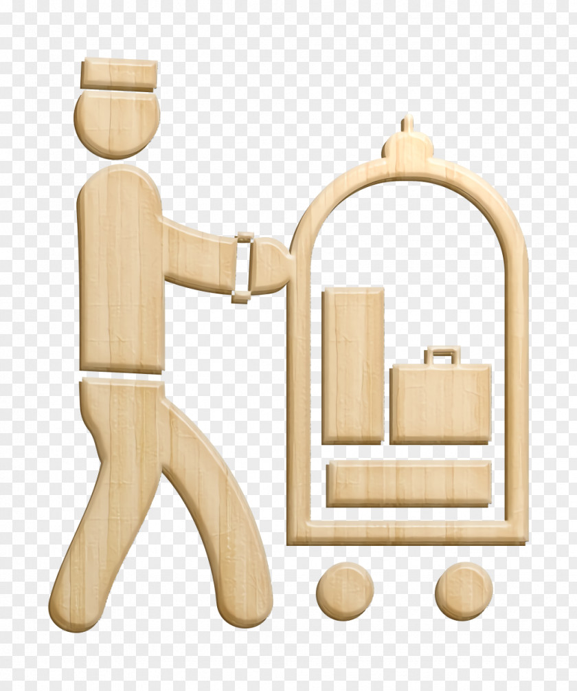 People Icon Hotel Service Bellhop PNG