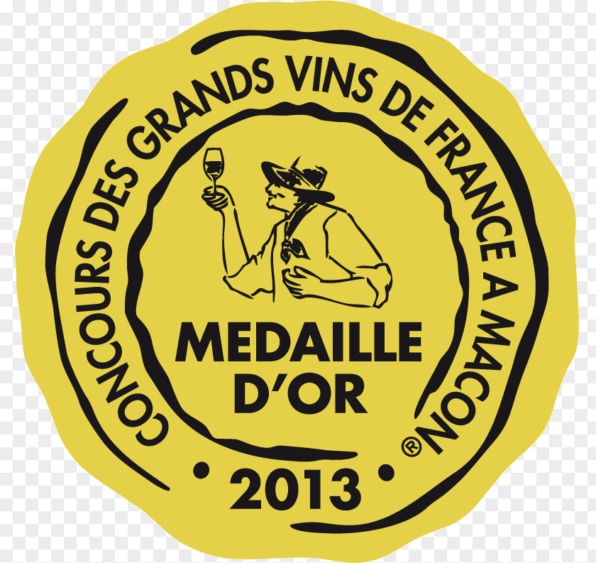 Wine Concours Des Vins De Mâcon Gold Medal PNG
