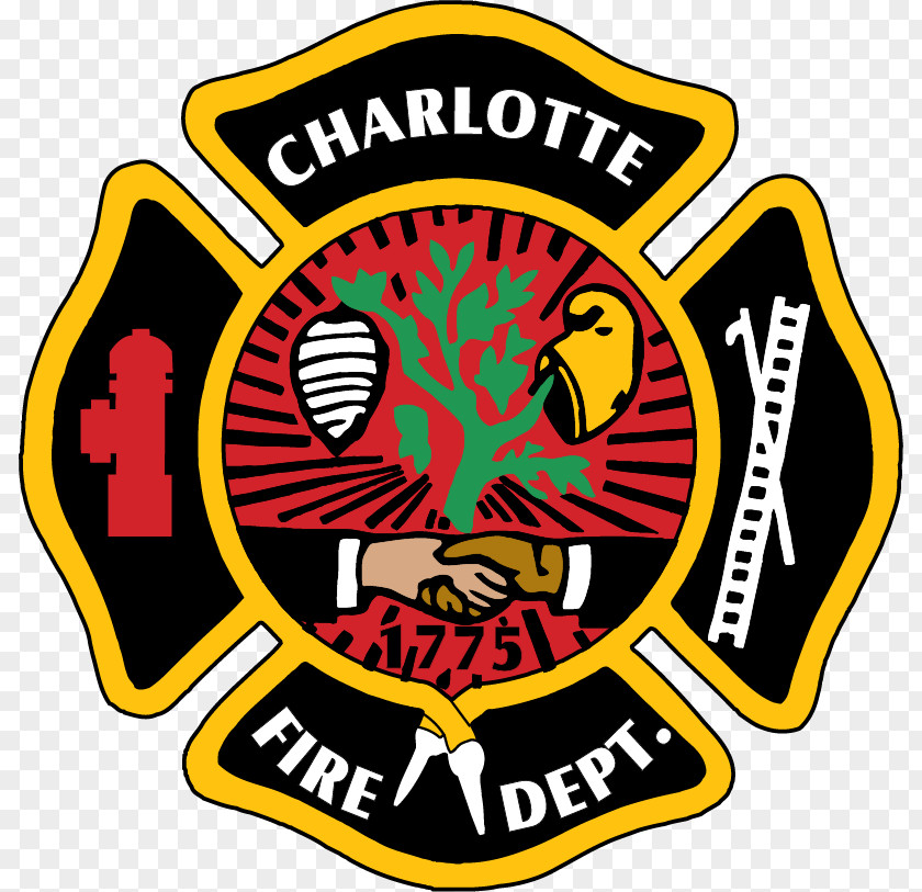 Firefighter Charlotte Fire Department Station Vector Graphics PNG