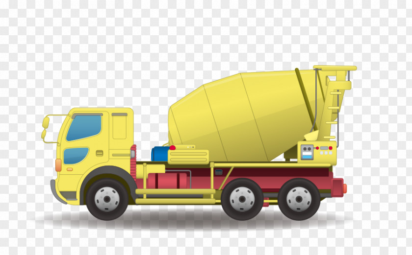 Garbage Truck Freight Transport Commercial Vehicle Model Car PNG