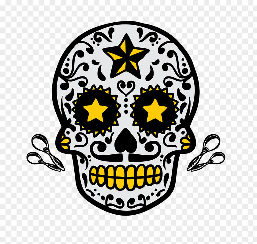 Halloween Skull Calavera Clip Art PNG