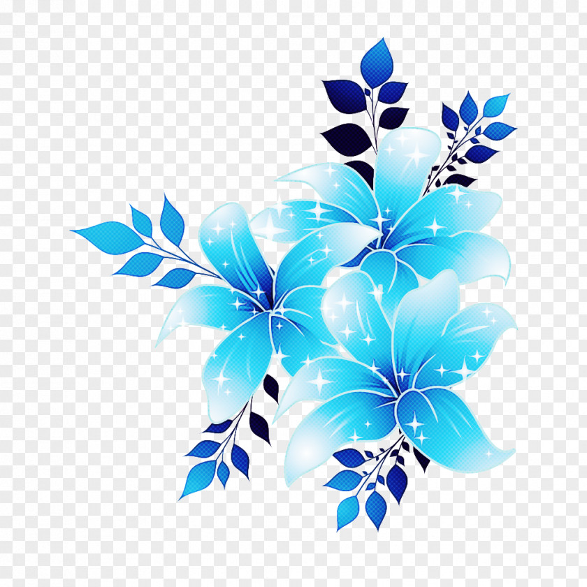 Hibiscus Butterfly Floral Flower Background PNG
