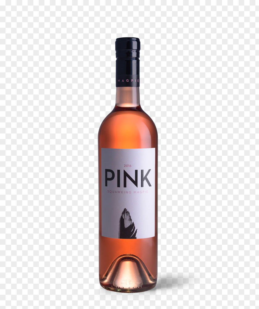 Pink Champagne Liqueur Dessert Wine Bottle Gimblett Road PNG