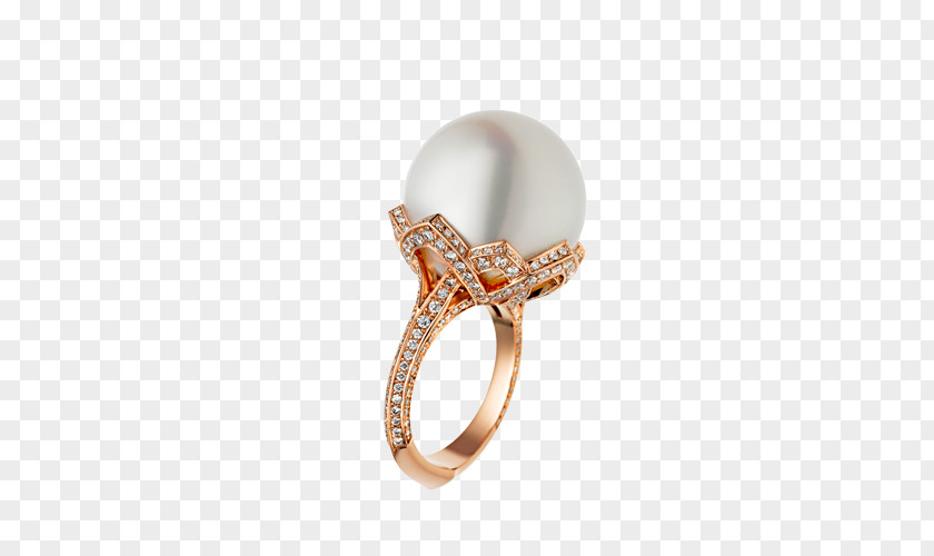 Ring Jewellery Pearl Gold Diamond PNG