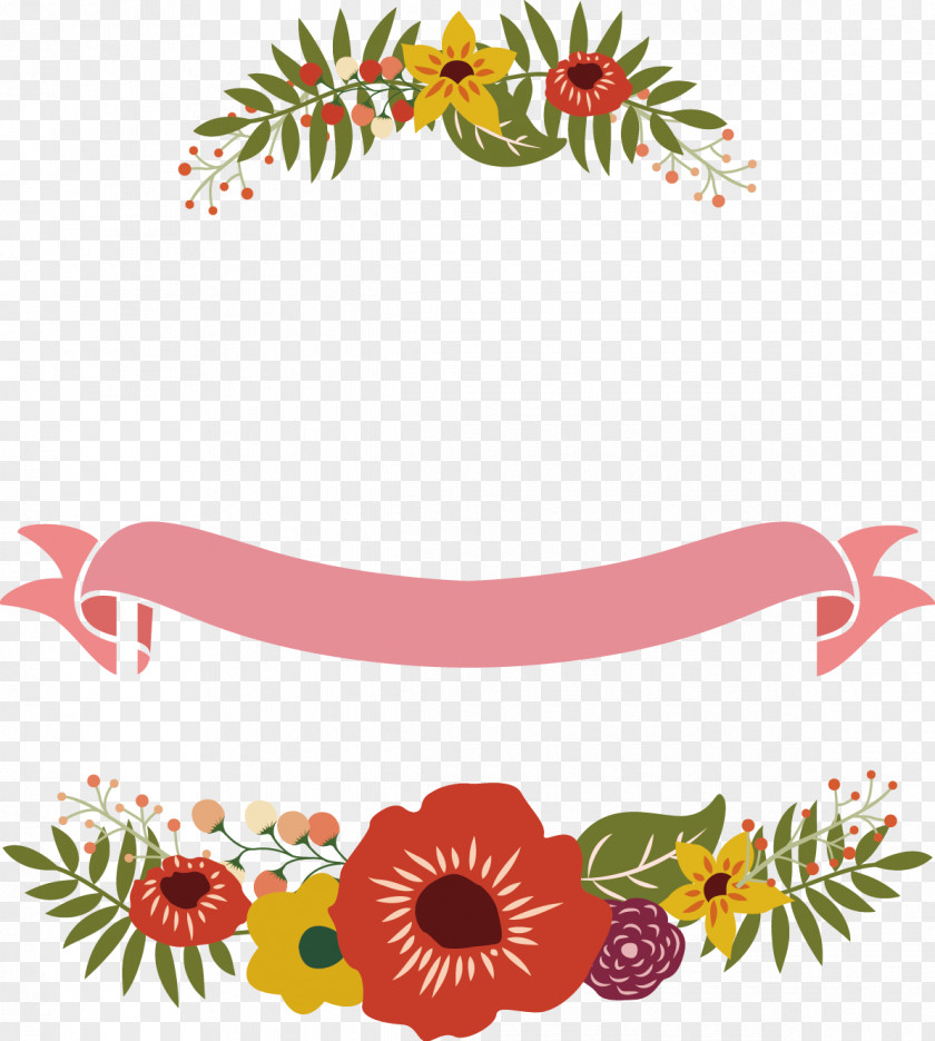 Text Box Mother's Day Floral Design Typography PNG