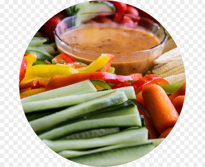 Vegetable Crudités Platter Food Side Dish PNG