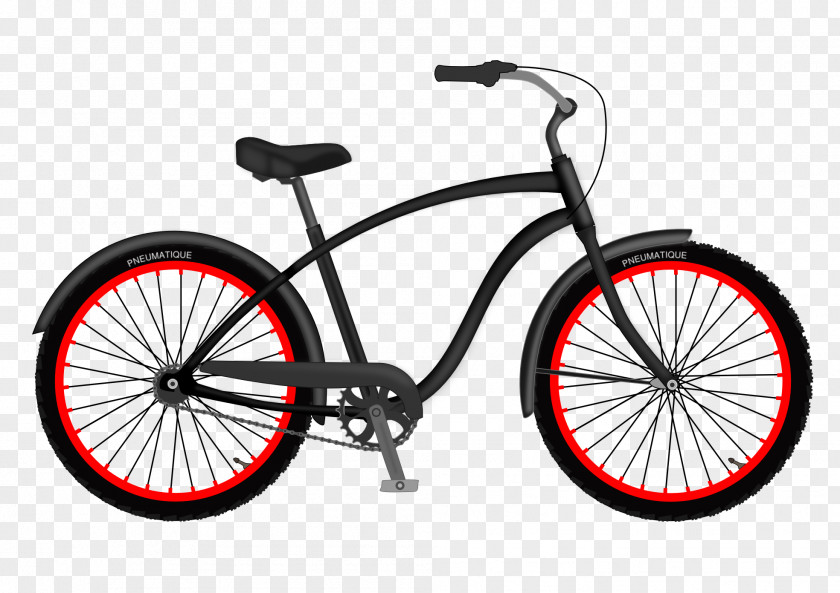 Bycicle Cruiser Bicycle Clip Art PNG