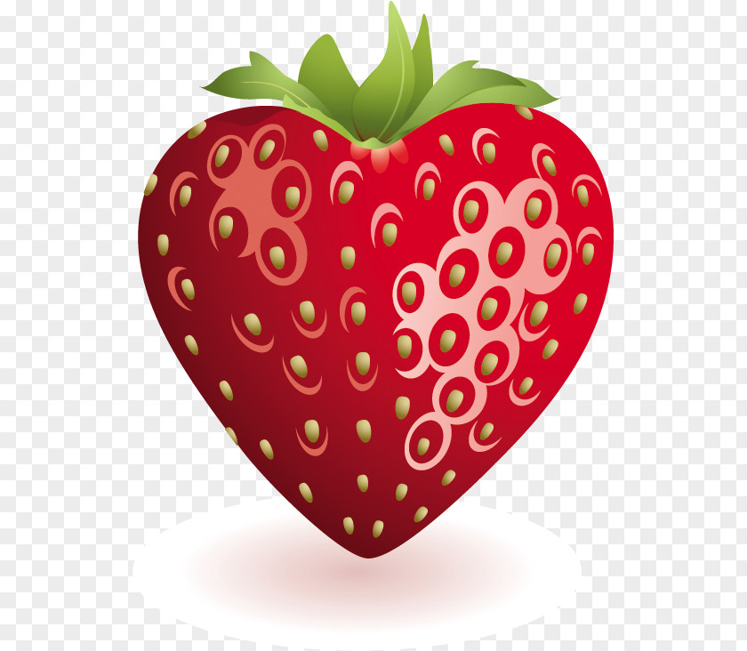 Heart Strawberry Clipart Rhubarb Pie Fruit Shortcake Clip Art PNG