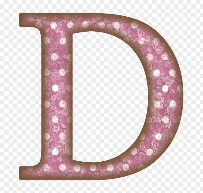 Letter D Picture Frame Text Pattern PNG