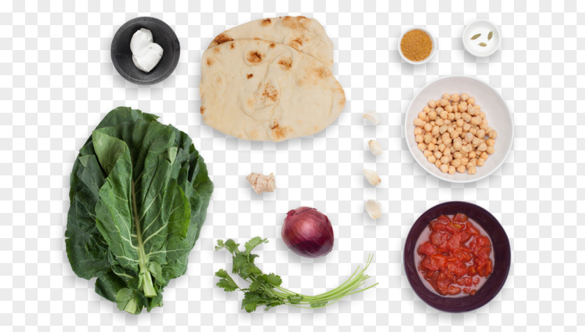 Naan Bread Vegetarian Cuisine Chana Masala Recipe Leaf Vegetable PNG