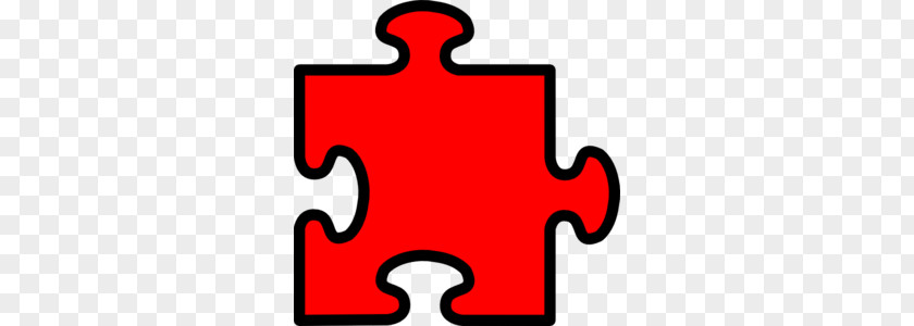 Red Cliparts Jigsaw Puzzle Clip Art PNG