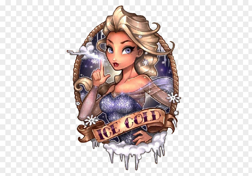 Snow Queen Painted Elsa T-shirt Ice Olaf Anna PNG