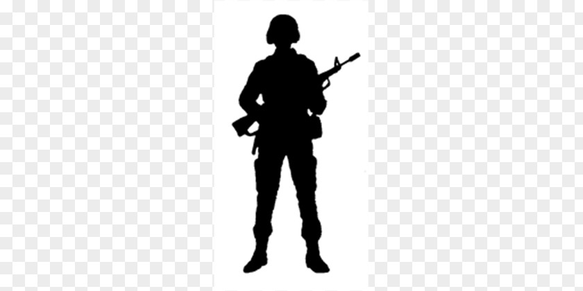 Soldier Silhouette Clip Art PNG