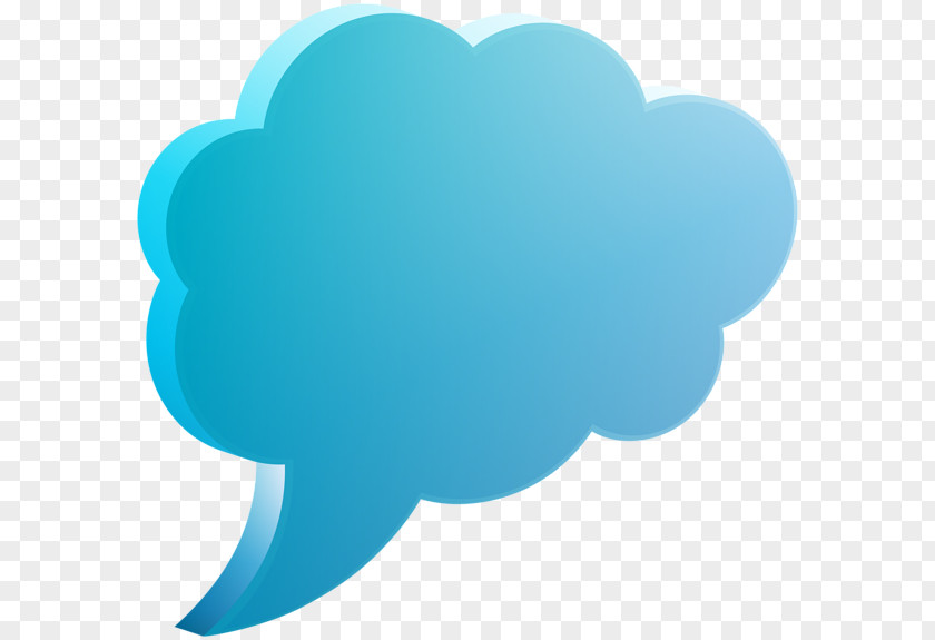 Speech Balloon Blue Text Clip Art PNG