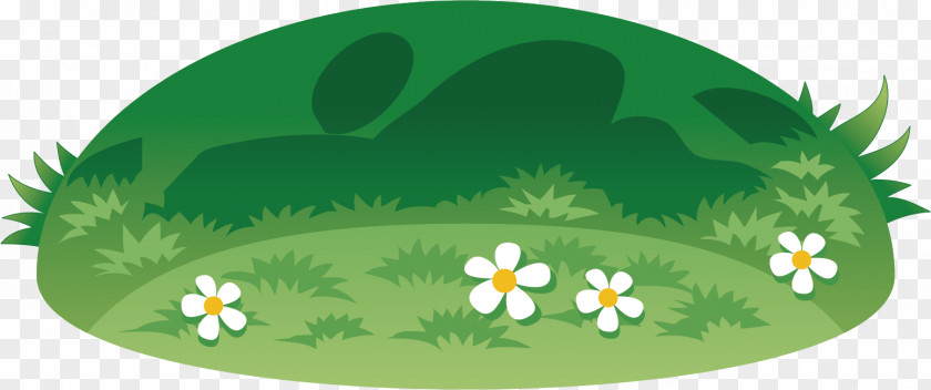 Vector Decorative Grass Green PNG