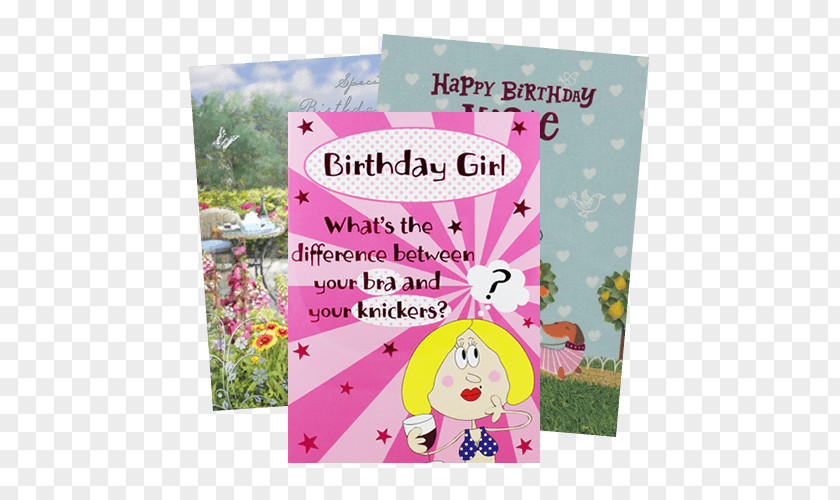 Birthday Paper Greeting & Note Cards Font PNG