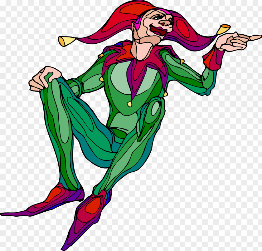 Juggling Jester Shakespearean Fool Playwright Character Clip Art PNG
