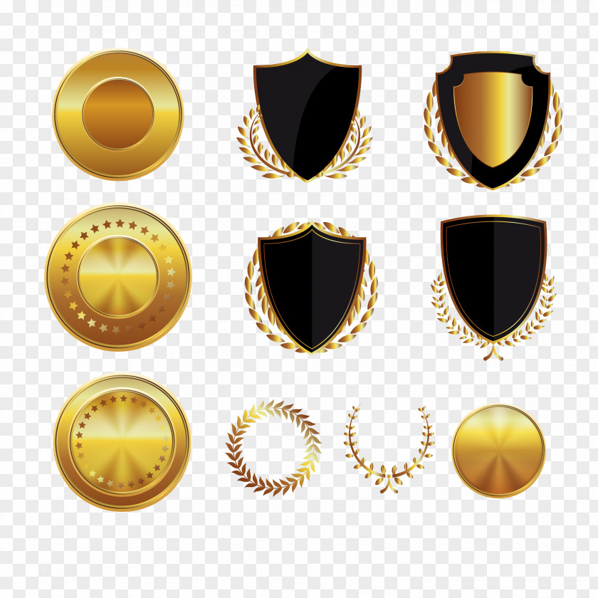 Medals Shield Free Vector Graphics Pull Icon PNG