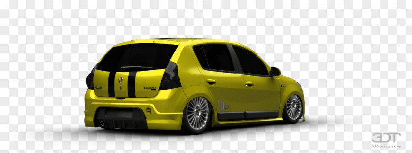 Renault Sandero Bumper City Car Subcompact PNG