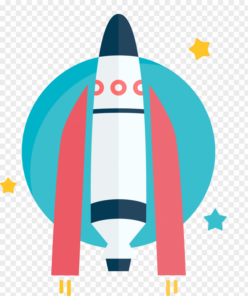 Cartoon Spaceship Spacecraft Rocket Human Spaceflight Astronaut PNG