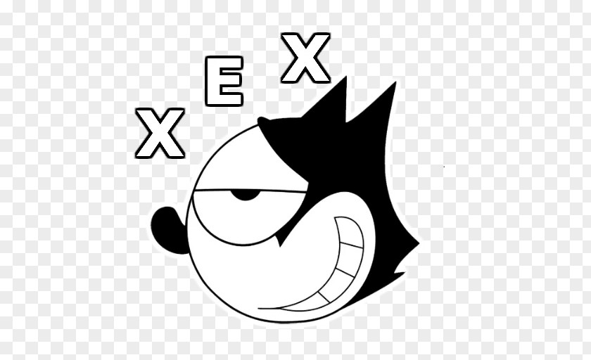 Cat Felix The Clip Art Black And White Cartoon PNG