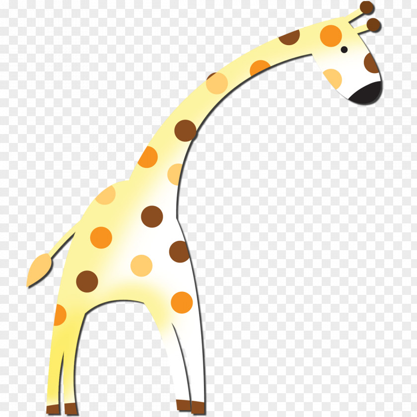 Cute Giraffe Northern Euclidean Vector PNG