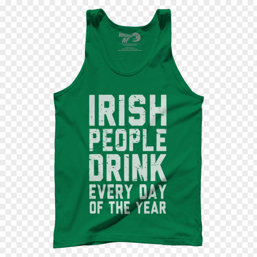 Irish People T-shirt Sleeveless Shirt Food Gilets PNG