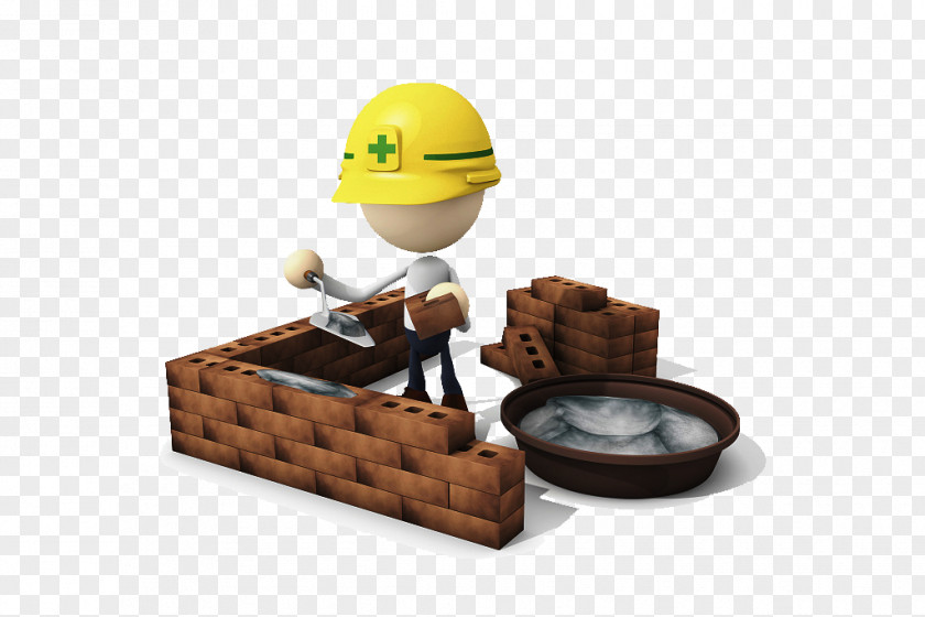The Villain Piled Up Square Brick Wall Illustration PNG