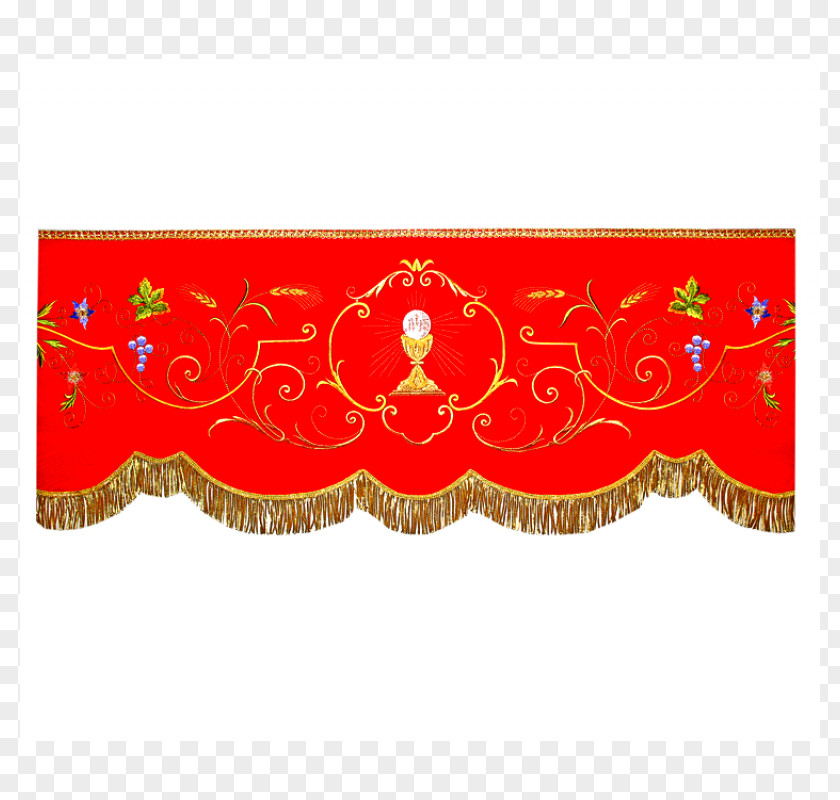 Altar Textile Embroidery Tablecloth Liturgy PNG