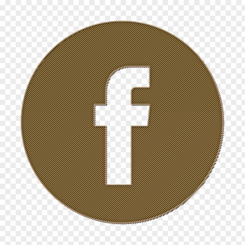 Beige Logo Facebook Icon PNG