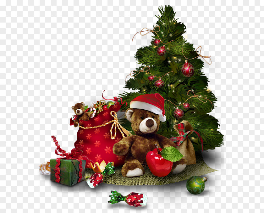 Santa Claus Christmas Tree Clip Art PNG
