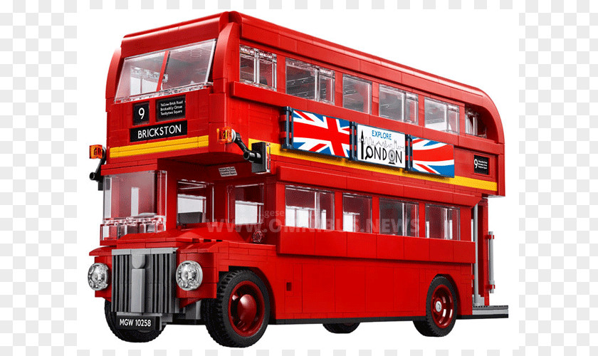 Bus LEGO 10258 Creator London Lego PNG