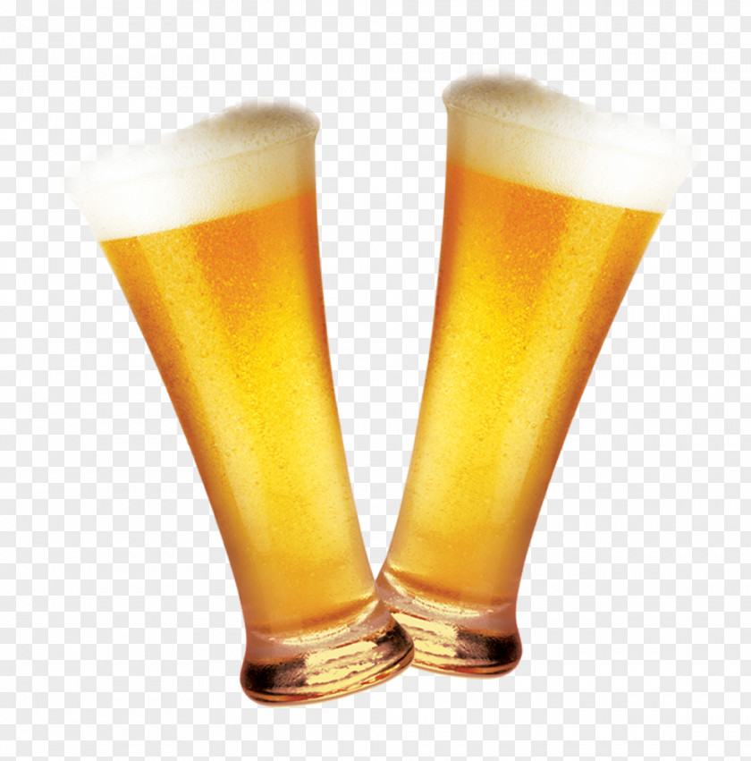 Two Glasses Of Wine Red Wheat Beer Glassware PNG
