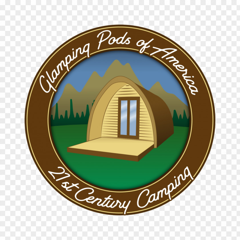 Emblem Glamping Logo Camping Trademark PNG