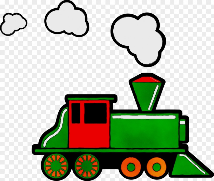 Fictional Character Train Green Mode Of Transport Clip Art Vehicle PNG