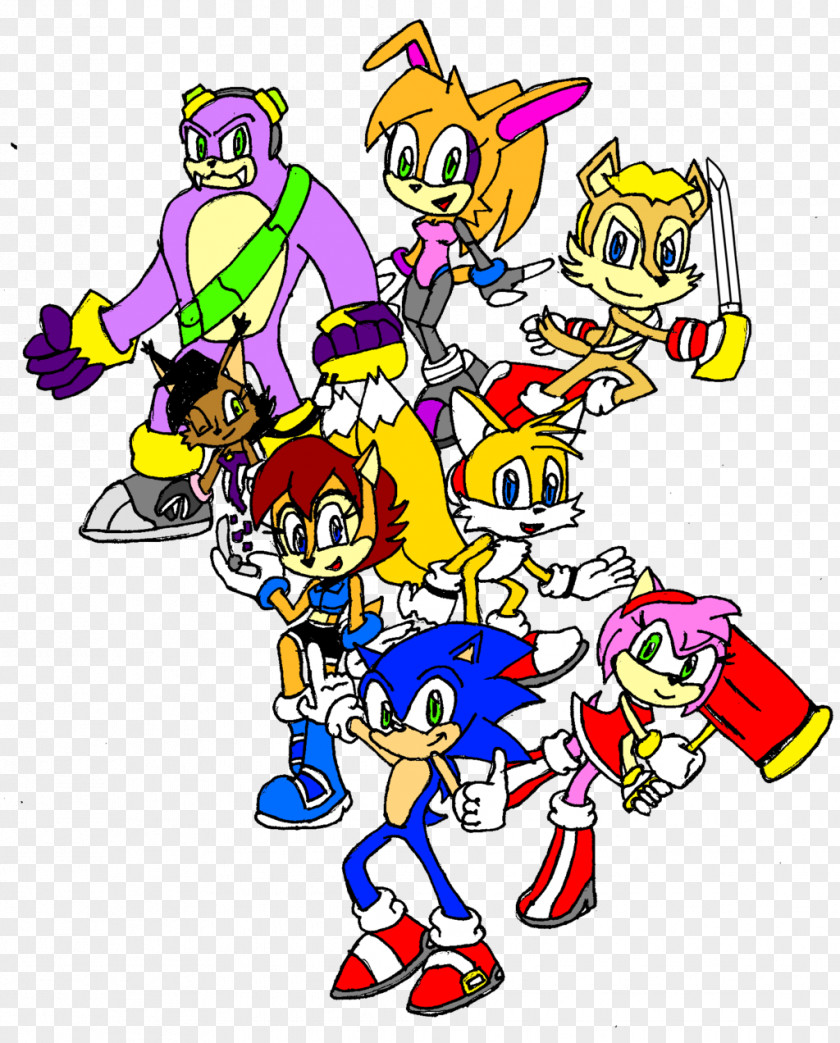Freedom Fighter Tails Princess Sally Acorn Sonic The Fighters Clip Art PNG