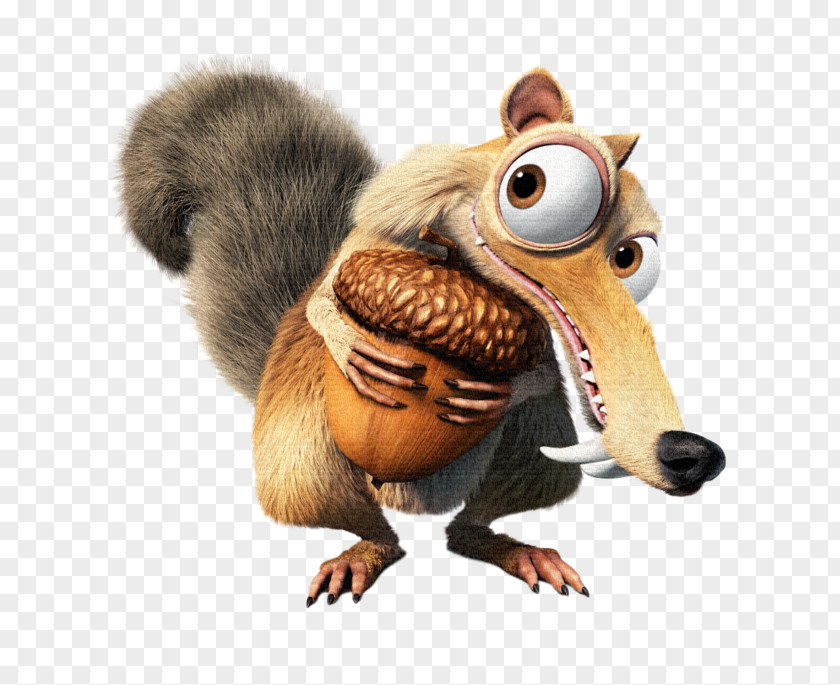 Ice Age Scrat Sid Sloth Manfred PNG