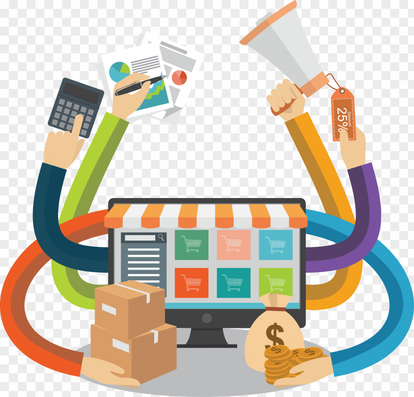 Marketing E-marketplace E-commerce Advertising Online Marketplace PNG