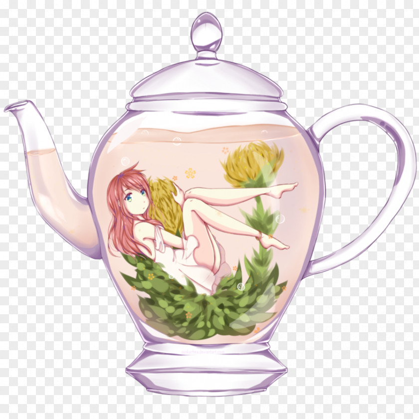 Mug Porcelain Kettle Teapot Flower PNG