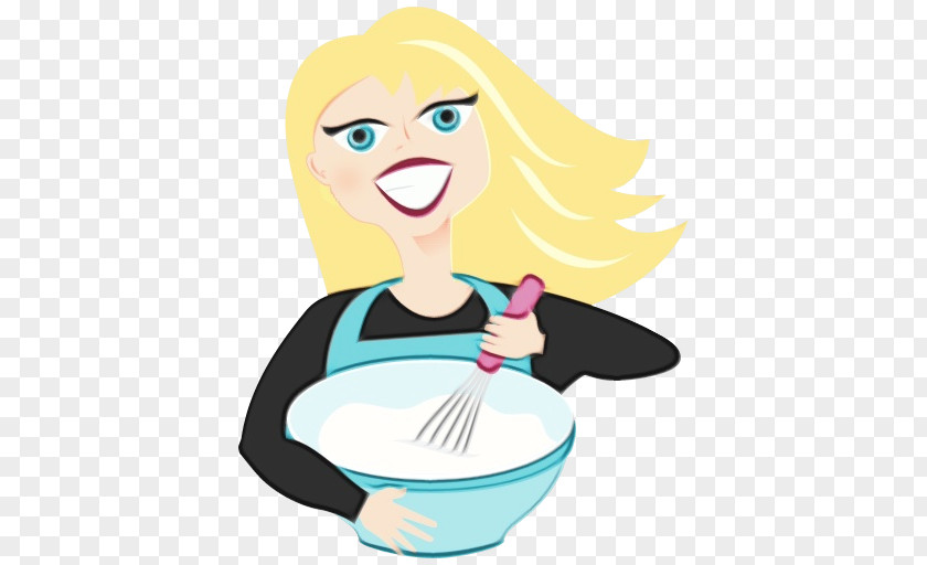 Tableware Cooking Girl Cartoon PNG