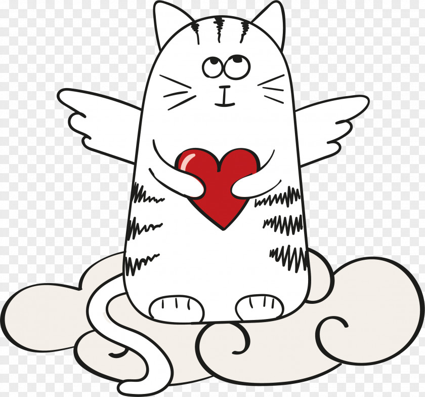 Angel Cats Vector Cat Cartoon Devil PNG