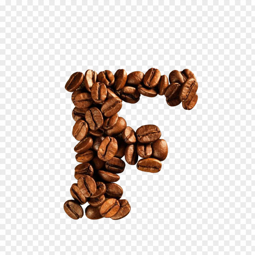 Coffee Beans Alphabet Bean Letter PNG
