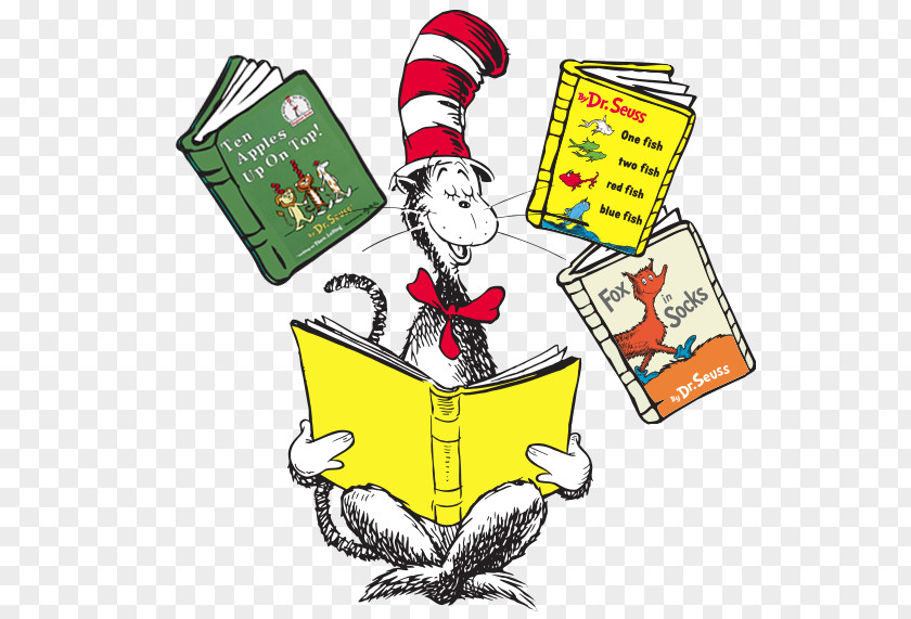 Dr Seuss The Cat In Hat Fox Socks Green Eggs And Ham Read Across America Wacky Wednesday PNG