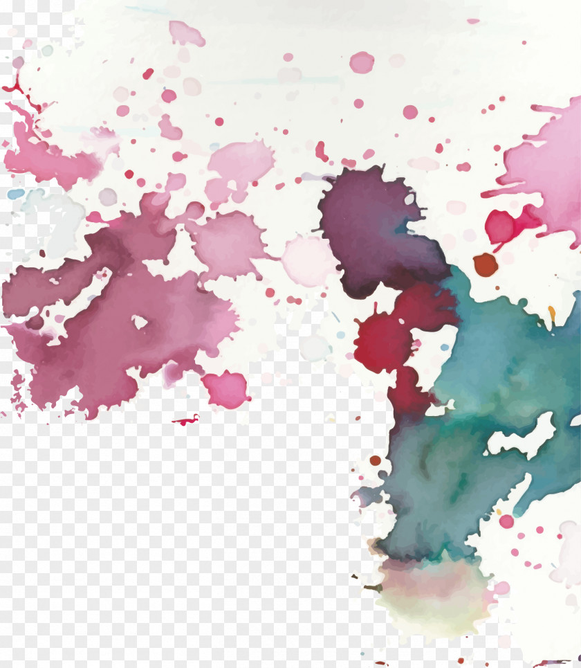 Paint Splash Watercolor Painting Download PNG