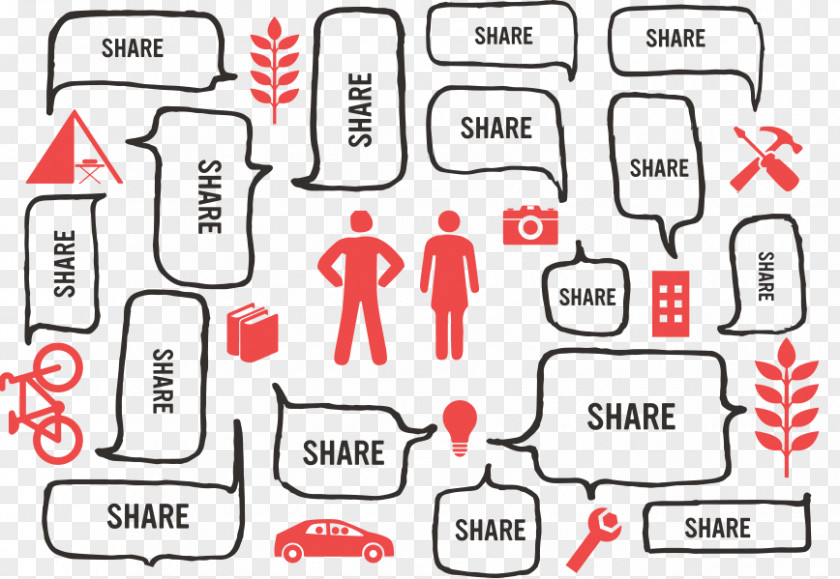 Social Media Sharing Economy Uber PNG