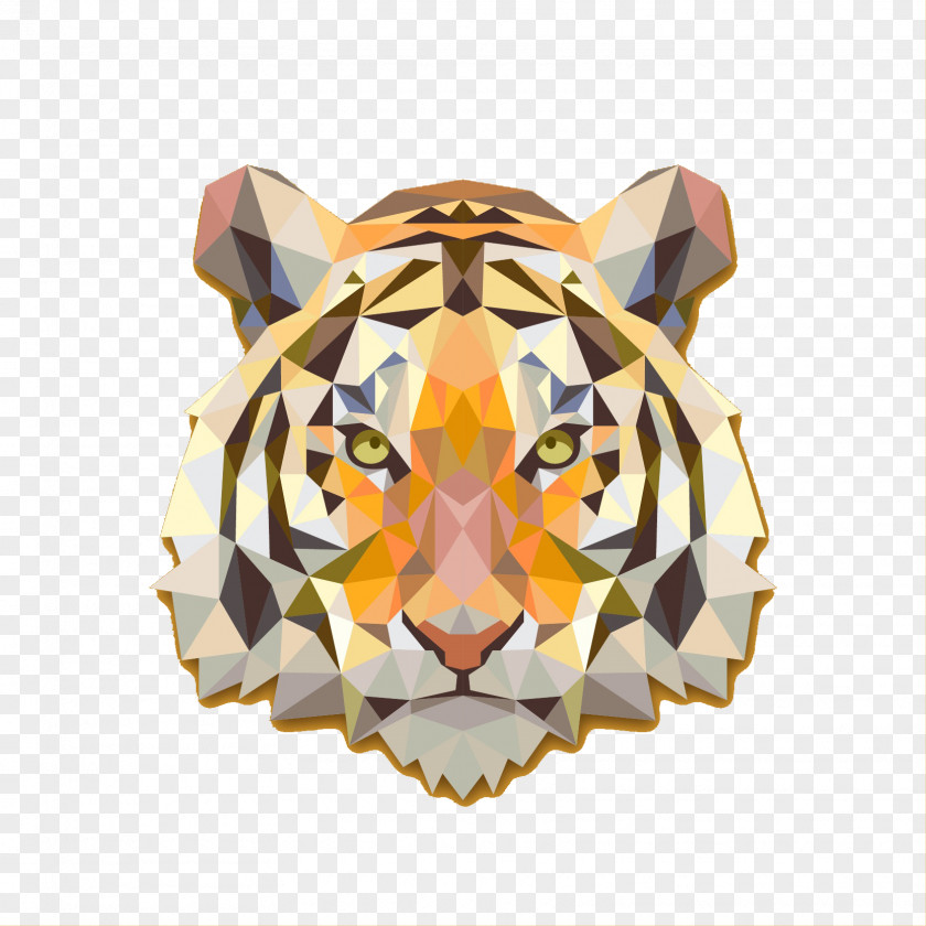 Tiger Cat Paper Bumper Sticker PNG