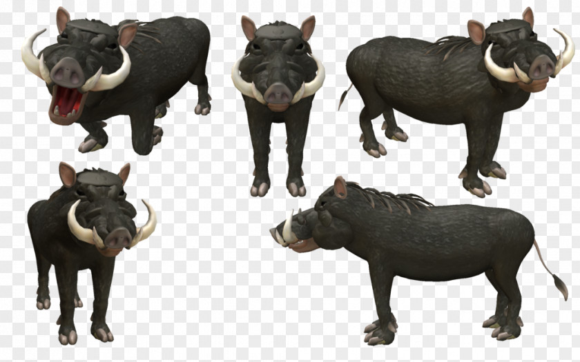 Common Spore Creatures Warthog Wild Boar Clydesdale Horse PNG