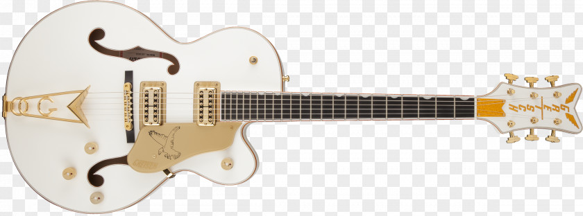 Guitar Gretsch White Falcon Electric Cutaway PNG