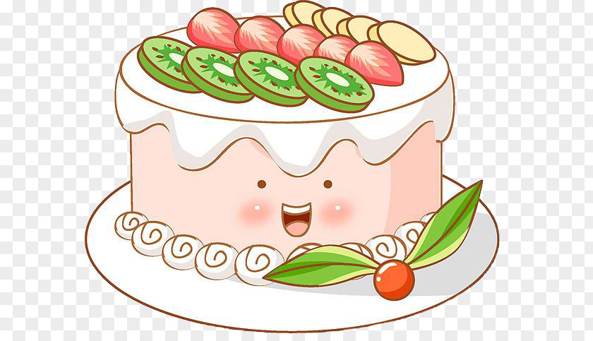 Hand-painted Cake Birthday Torta Cream Clip Art PNG